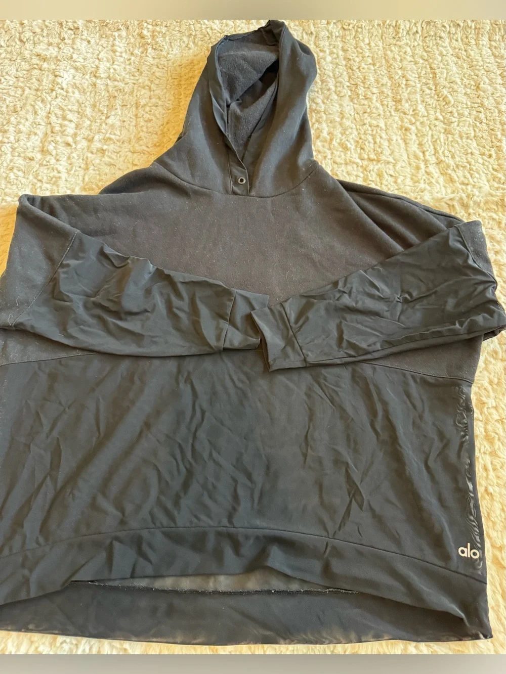 Alo Yoga Ultimate Eclipse Mesh Pullover Hoodie
